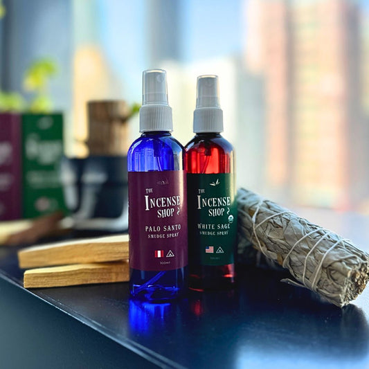 White Sage + Palo Santo Smudging Spray Set