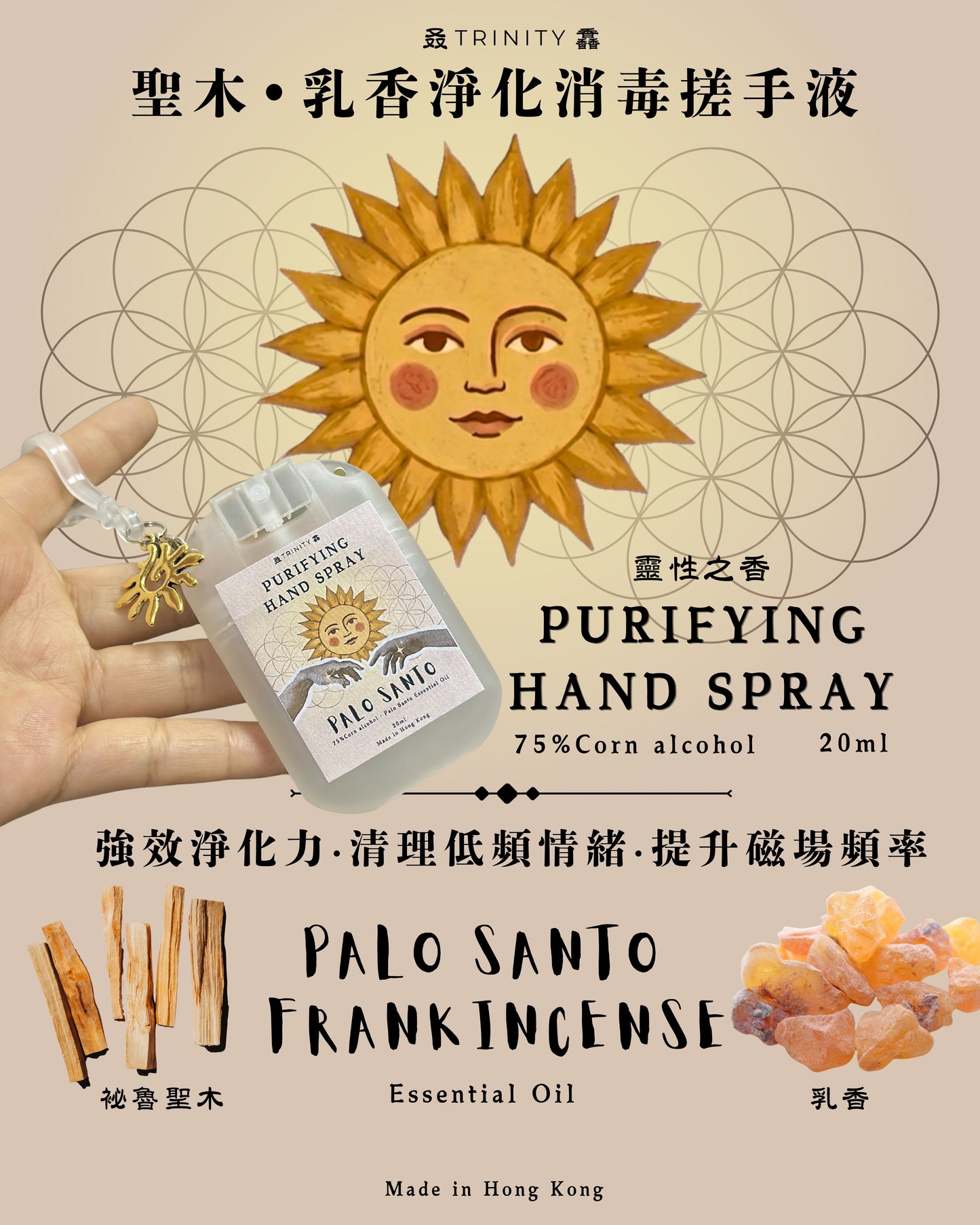 Palo Santo & Frankincense Sanitizing Spray